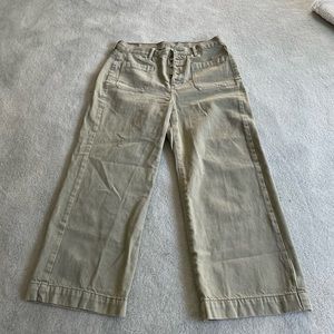 American Eagle Wide leg crop jeans